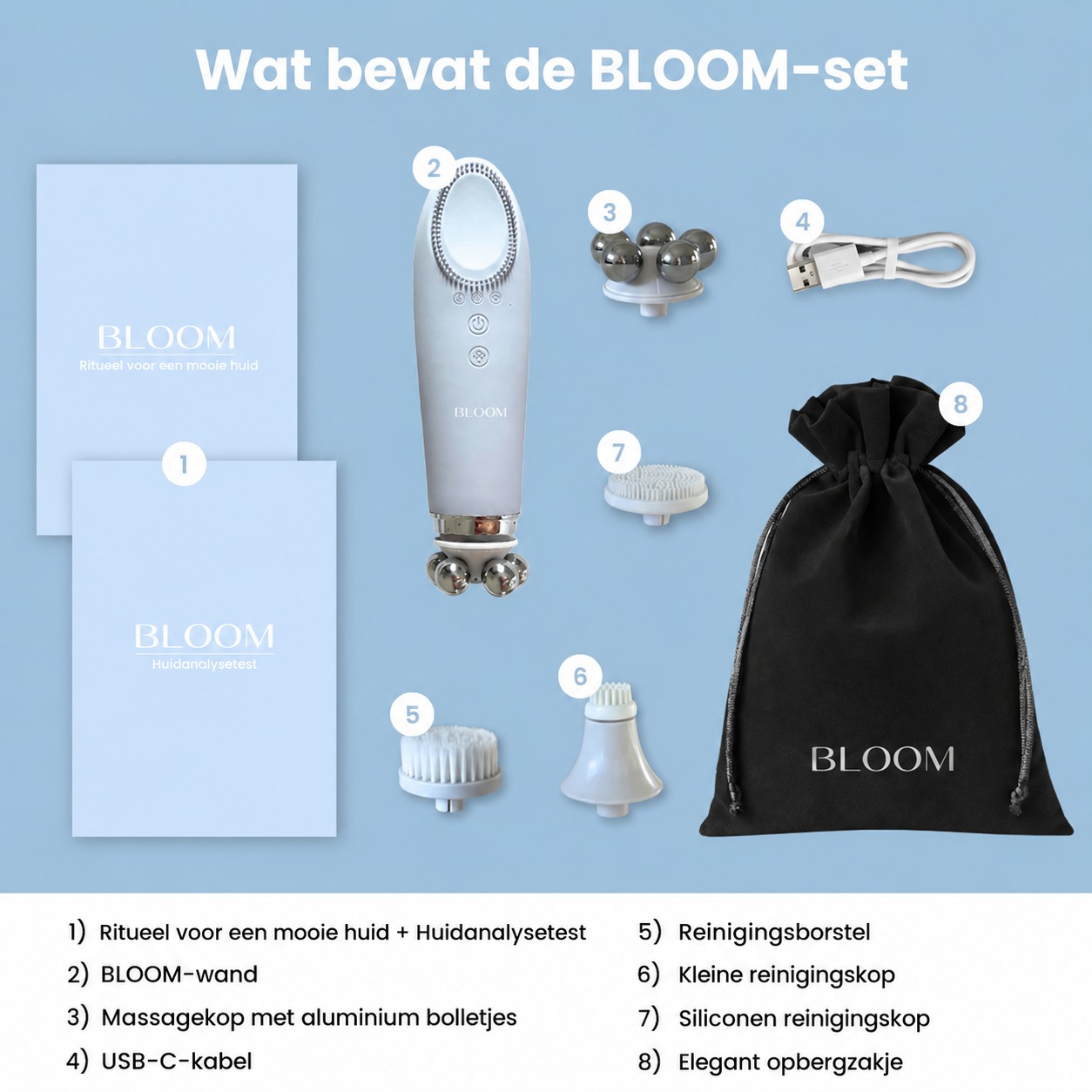 Inhoud BLOOM set